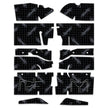 1979-1993 Mustang Floor Sound Deadening Kit XFO M3 F