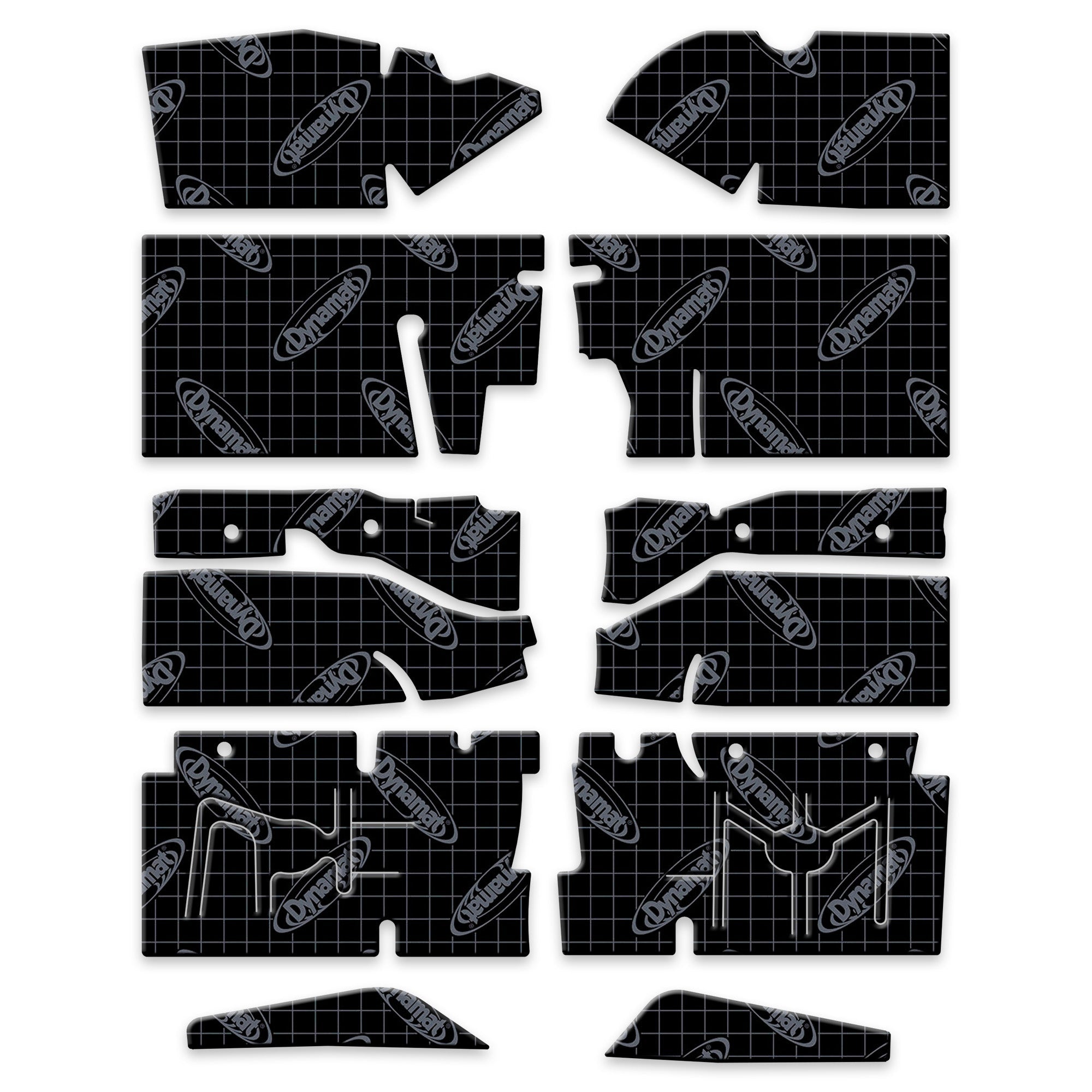 1979-1993 Mustang Floor Sound Deadening Kit XFO M3 F