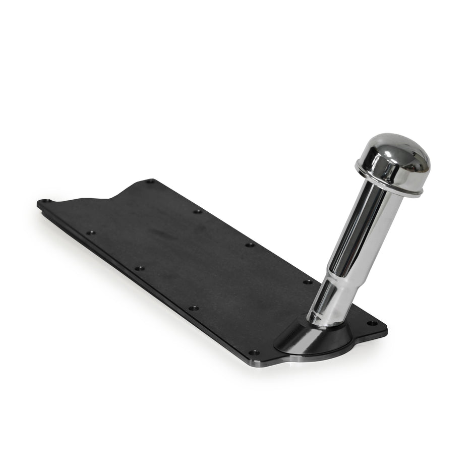 Valley Plate with Oil Fill Tube Gen III LS Driver Side Black Finish