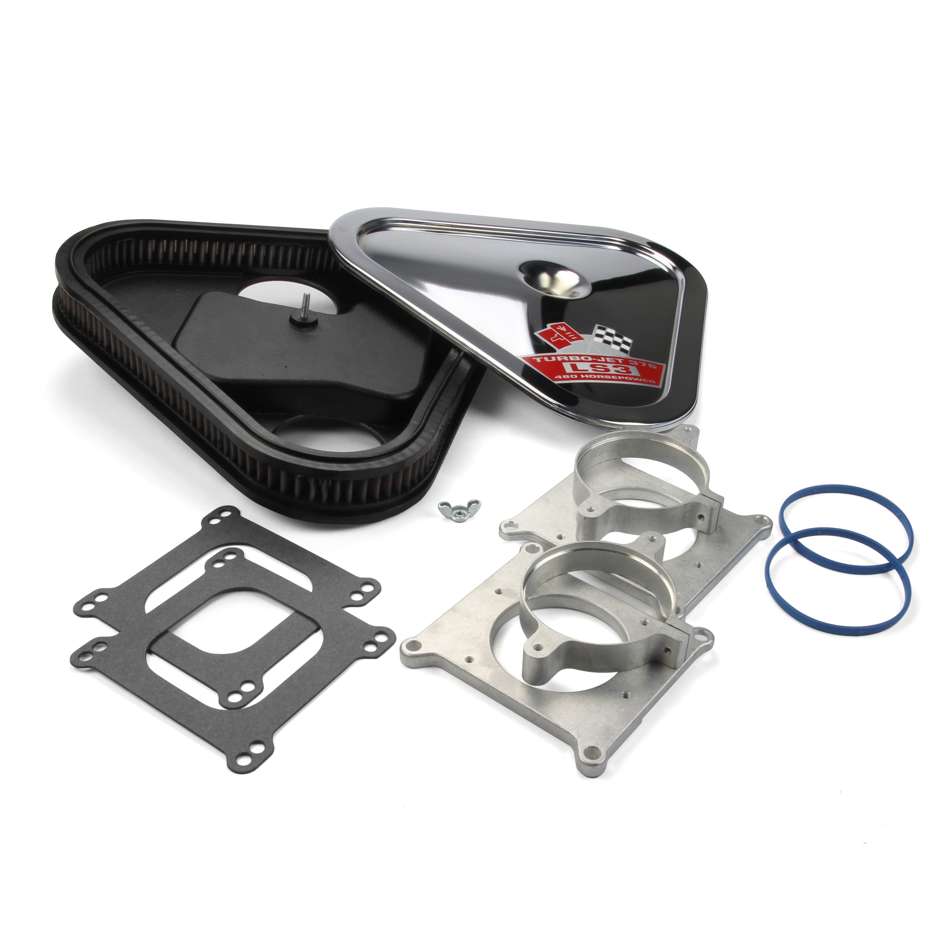Tri-Power Air Cleaner Kit with TB and 4150 adapters