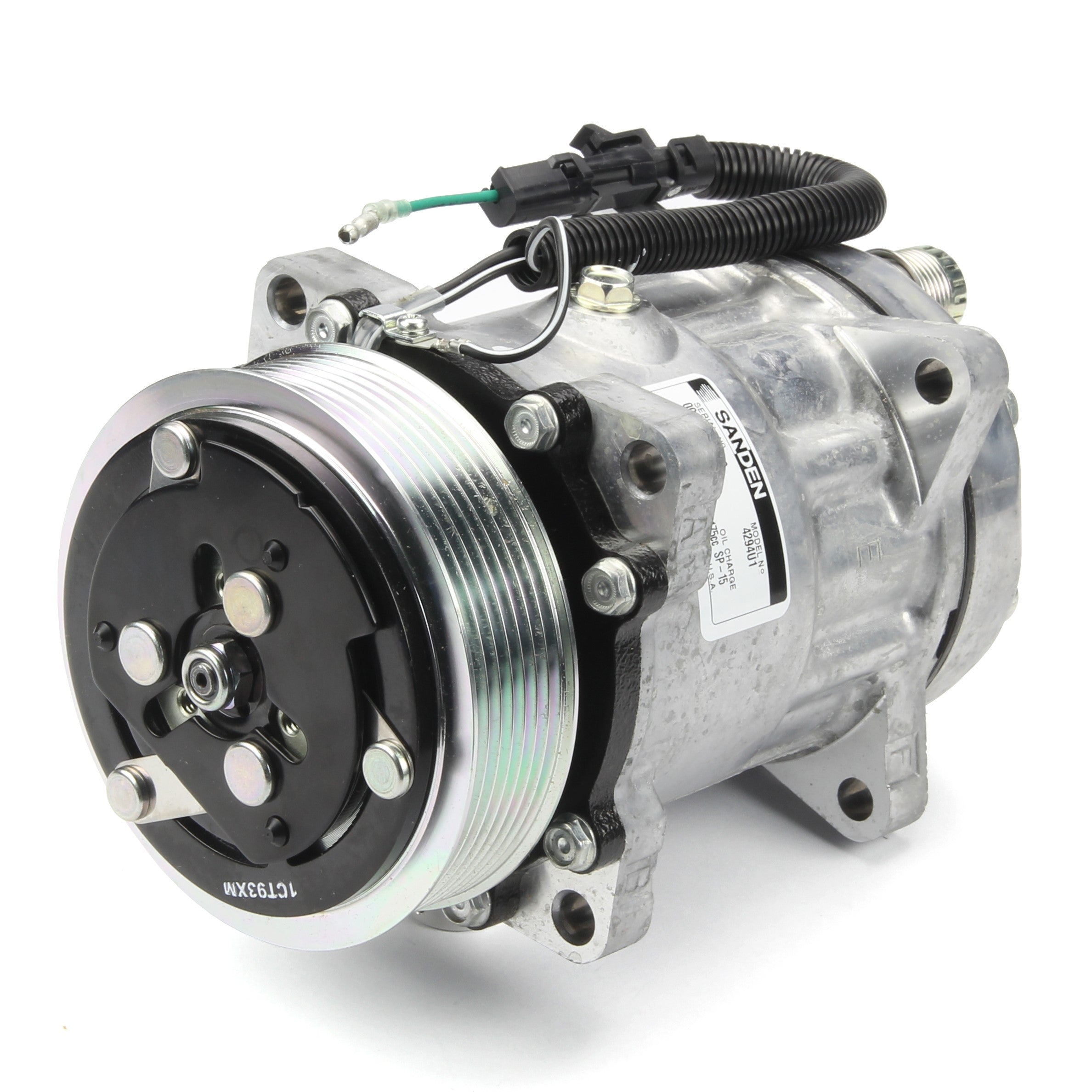 AC Compressor Sanden 709 cast finish