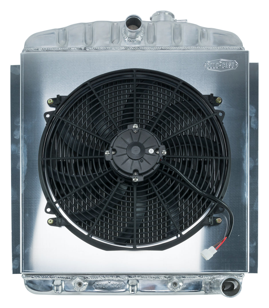 Kalai Rod Radiator 47-54 Chevy Truck Aluminum Radiator And 16 Fan Kit Cold Case Radiators ...