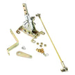 FLOOR MOUNT GATE SHIFTER FOR GM 4L60 TRANSMISSION WITH 2 BOLT SPUD NO LEVER AND