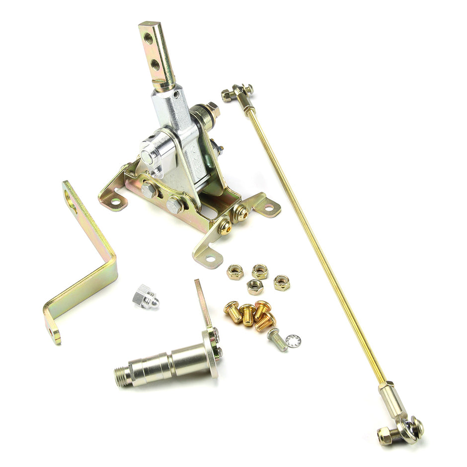 FLOOR MOUNT GATE SHIFTER FOR FORD AODE/4R70W TRANSMISSION WITH 2 BOLT SPUD NO LE