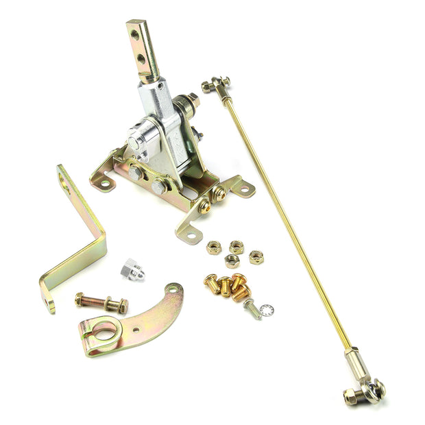 FLOOR MOUNT GATE SHIFTER FOR FORD C4 TRANSMISSION WITH 2 BOLT SPUD NO LEVER AND