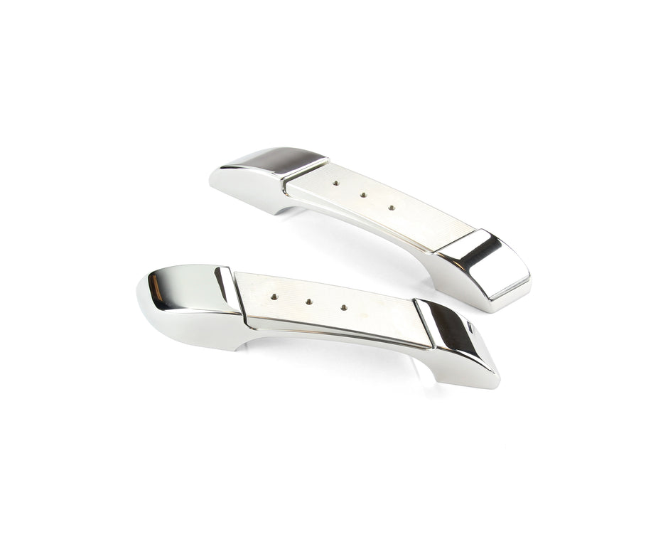 GOOLSBY EDGE EDITION STANDARD POLISHED DOOR PULLS W/ UPHOLSTERY READY INSERT