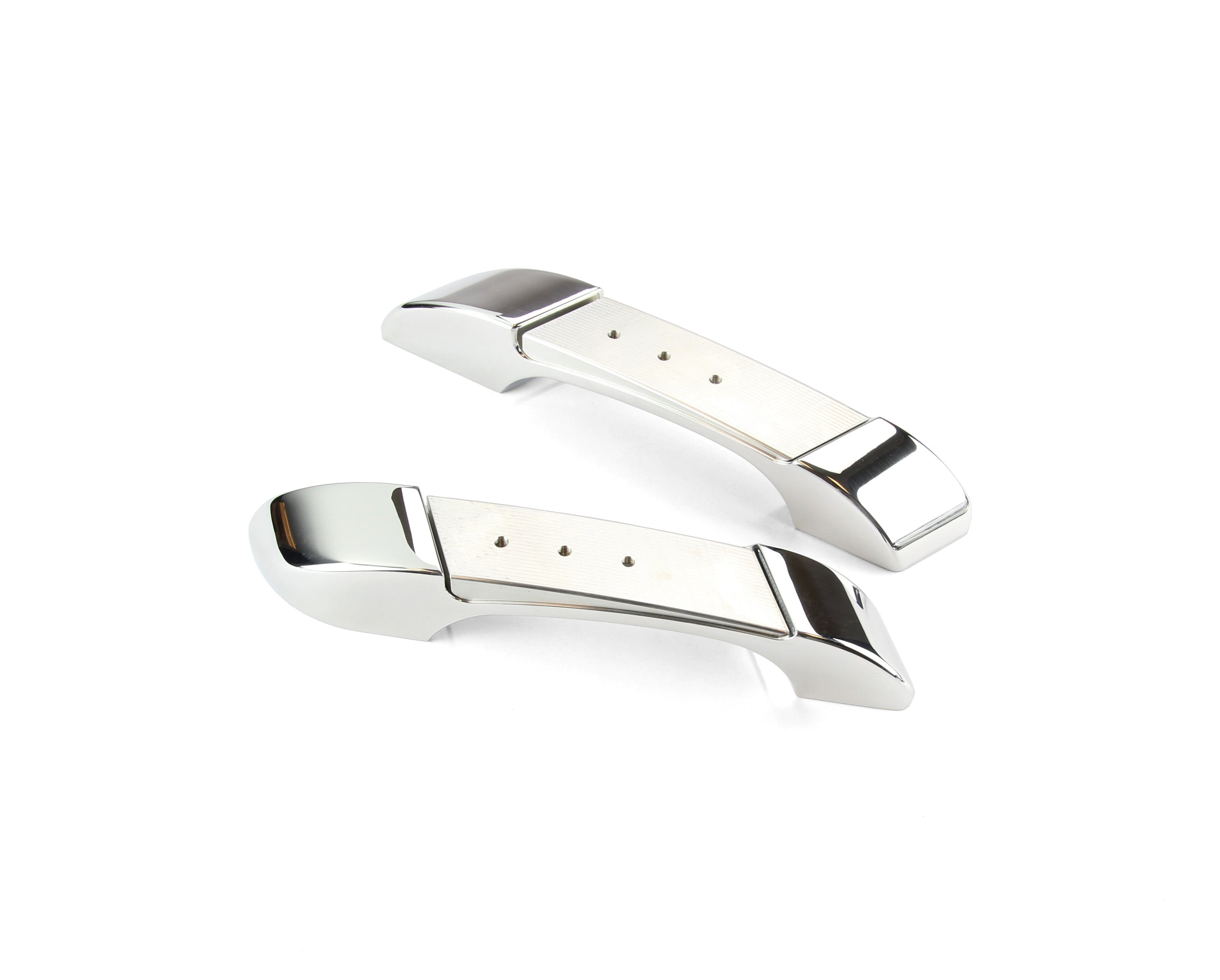 GOOLSBY EDGE EDITION STANDARD POLISHED DOOR PULLS W/ UPHOLSTERY READY INSERT
