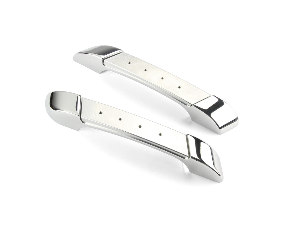 GOOLSBY EDGE EDITION XL POLISHED DOOR PULLS W/ UPHOLSTERY READY INSERT