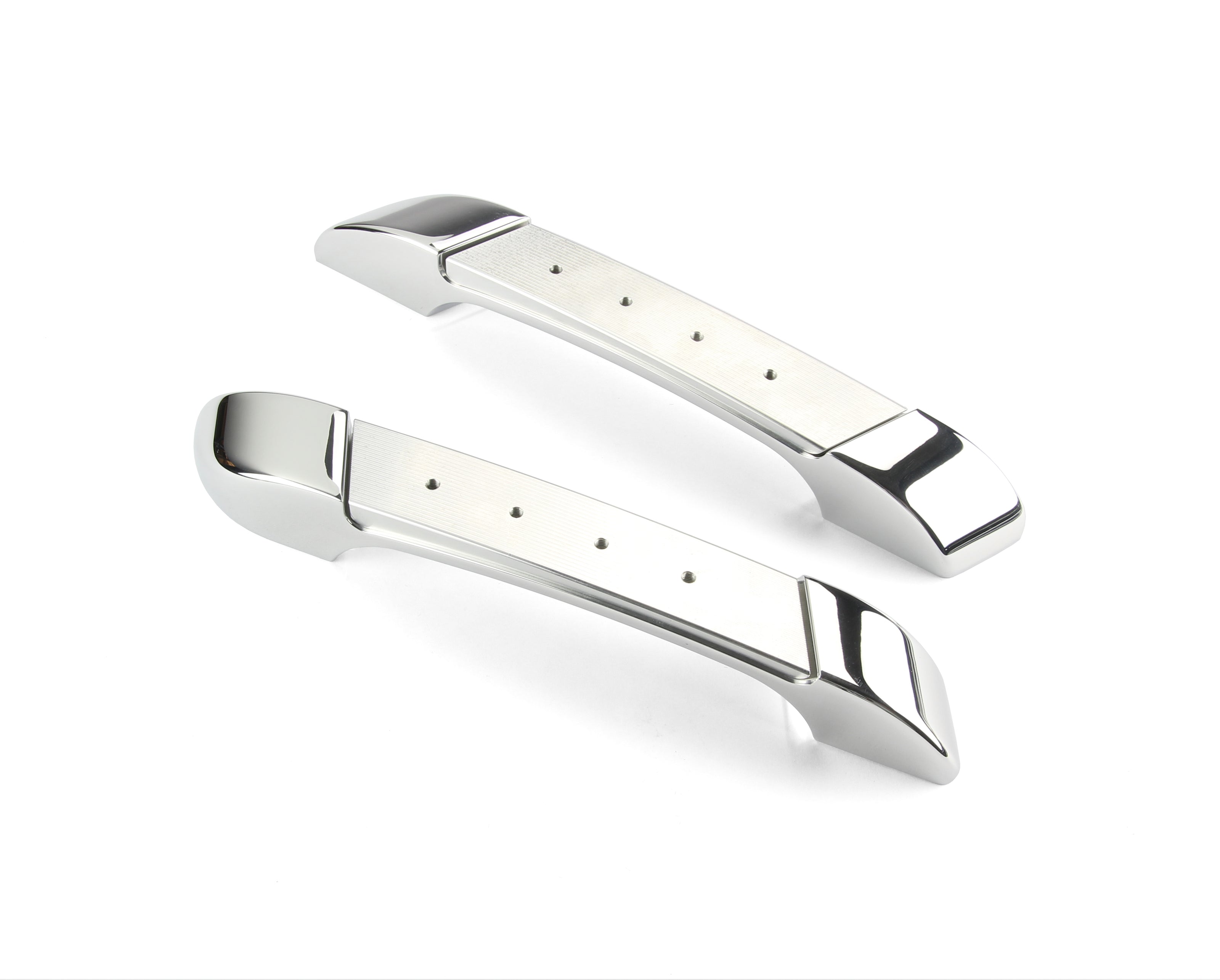 GOOLSBY EDGE EDITION XL POLISHED DOOR PULLS W/ UPHOLSTERY READY INSERT