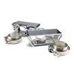 GOOLSBY EDITION POLISHED BILLET ALUMINUM EXHAUST TIPS WITH V-BAND CLAMPS