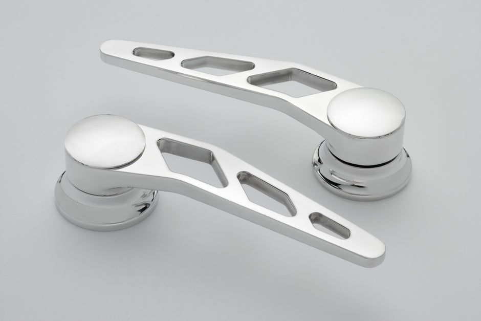 POLISHED DOOR HANDLES FOR GM & FORD 49 & UP