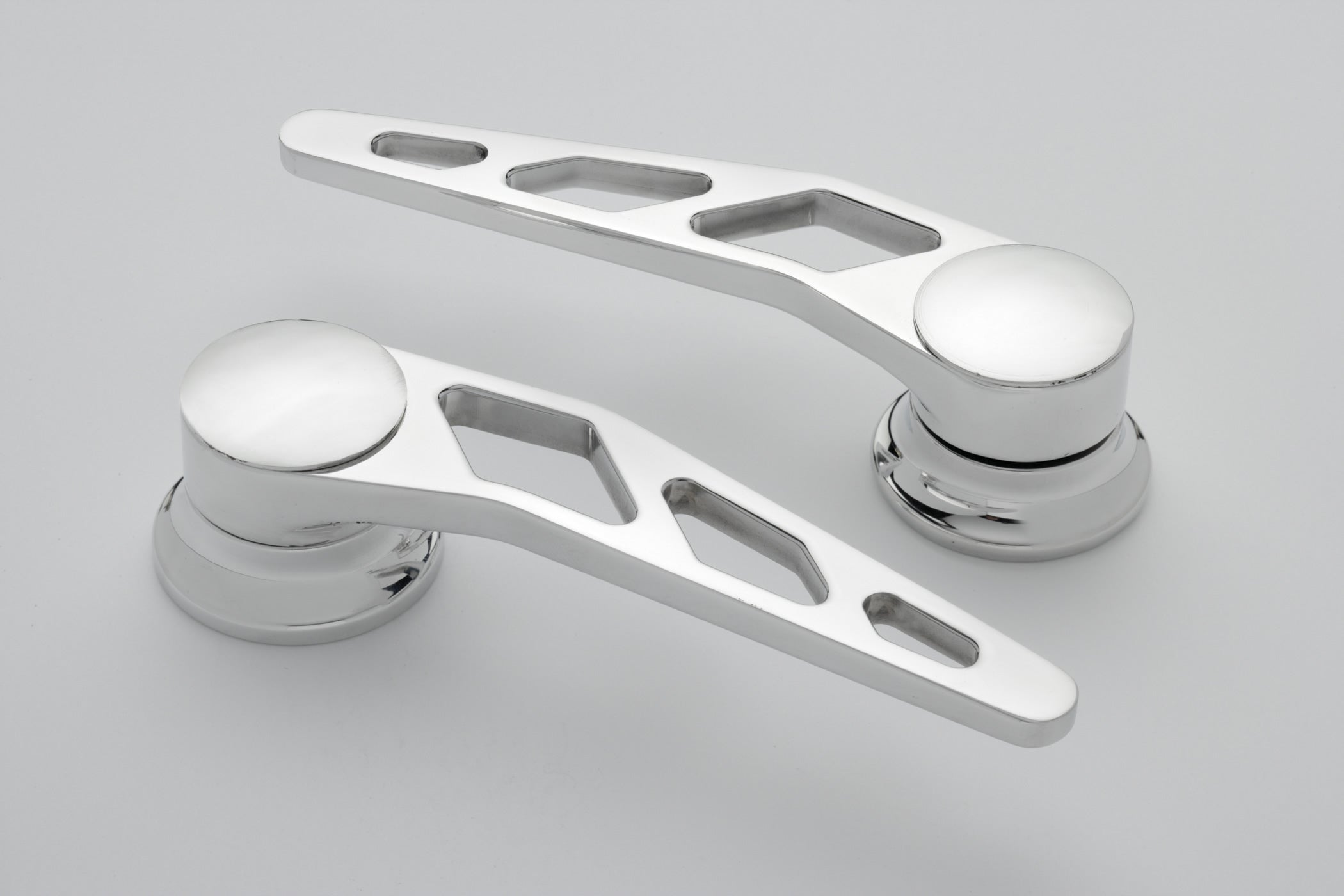 POLISHED DOOR HANDLES FOR GM & FORD 49 & UP