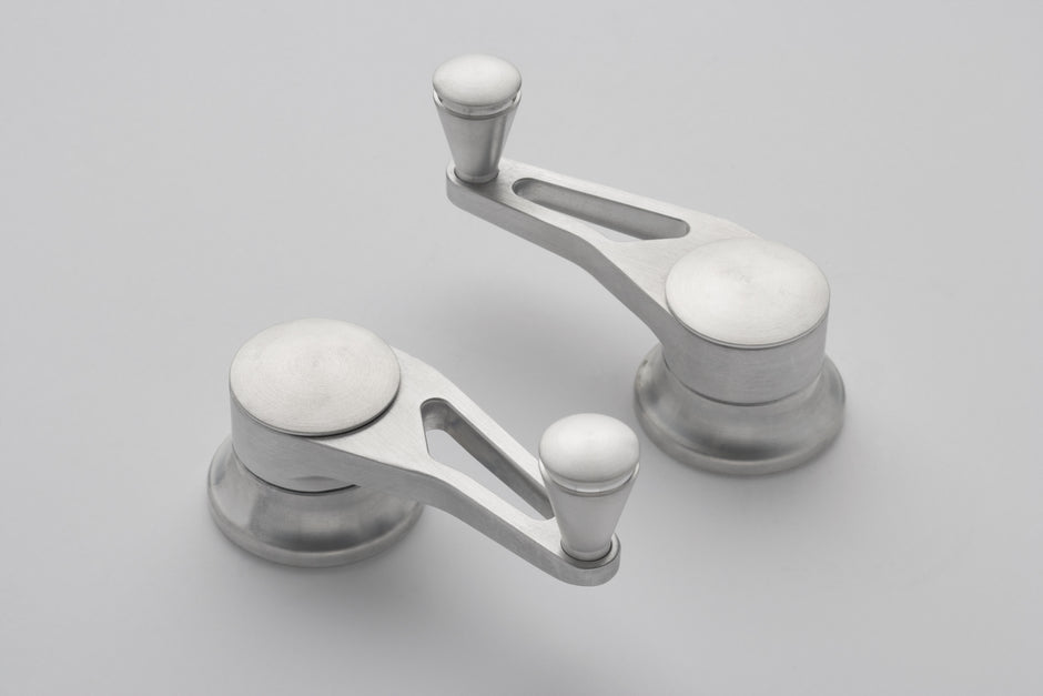 BRUSHED VENT WINDOW CRANKS FOR GM & FORD 49 & UP
