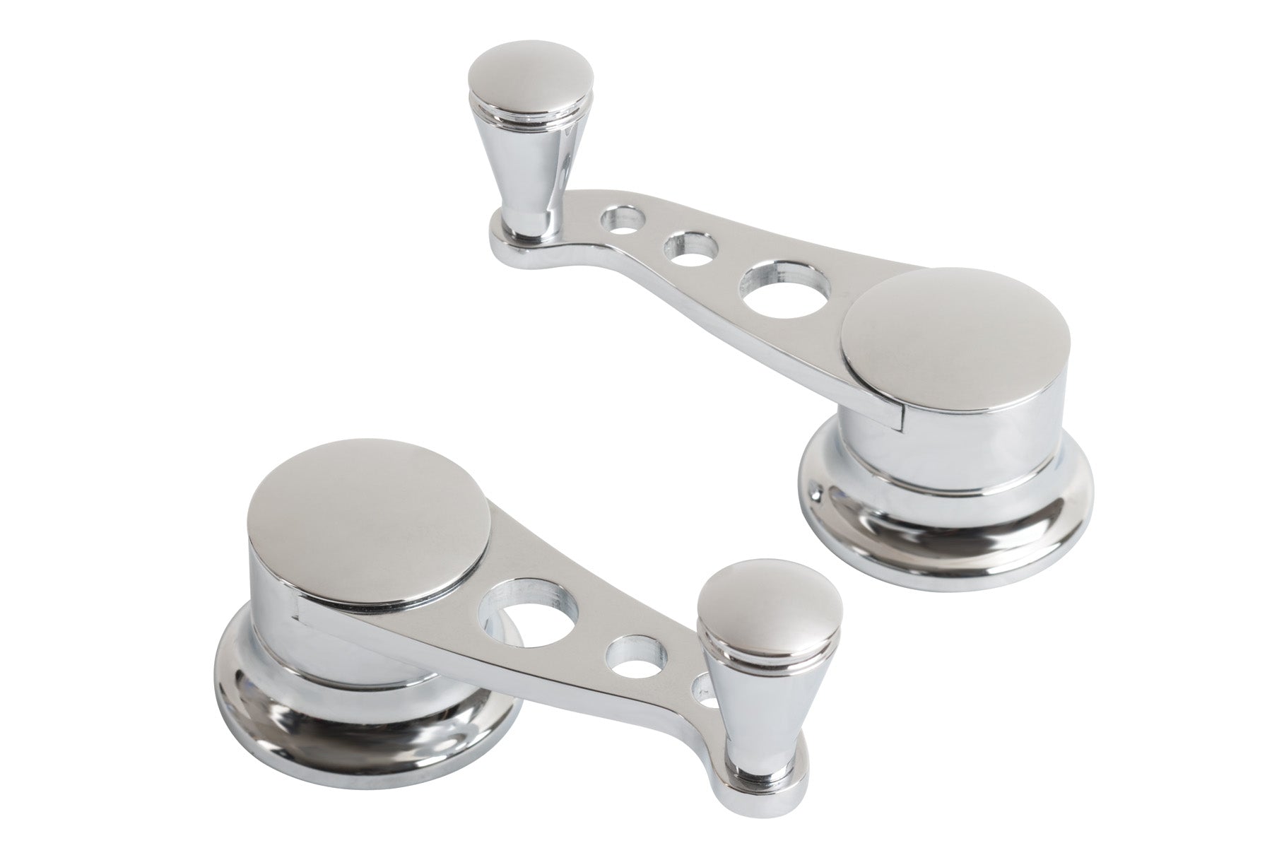 LAKESTER EDITION CHROME VENT WINDOW CRANKS FOR GM & FORD 49 & UP