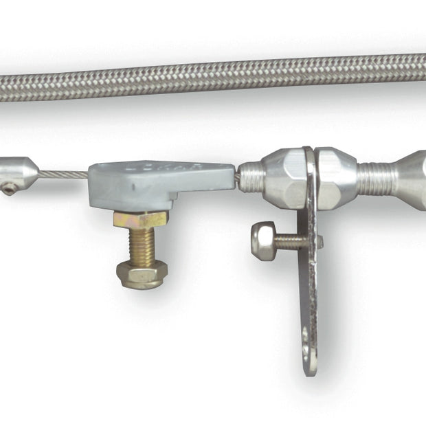 48" HI-TECH STAINLESS STEEL HOUSING C-4 KICKDOWN CABLE