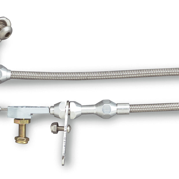 48" HI-TECH STAINLESS STEEL HOUSING C-6 KICKDOWN CABLE