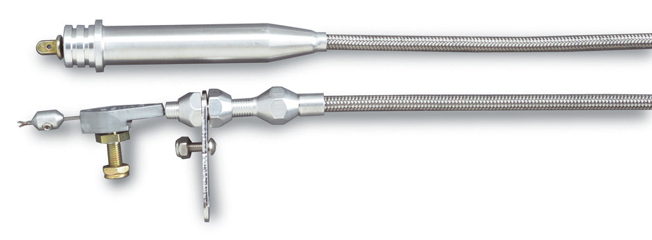 46" HI-TECH STAINLESS STEEL HOUSING 200-R4 KICKDOWN CABLE