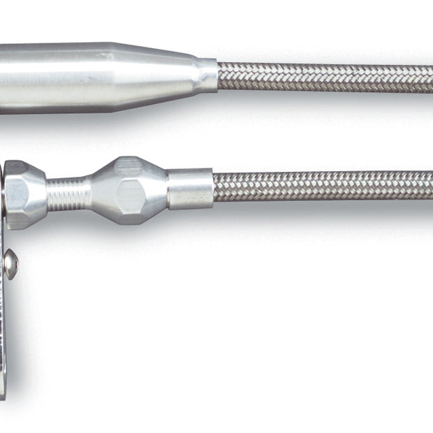 46" HI-TECH STAINLESS STEEL HOUSING 200-R4 KICKDOWN CABLE