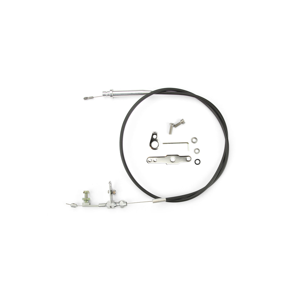 42" UNIVERSAL BLACK HOUSING TH-350 BLOWER DRIVE KICKDOWN CABLE