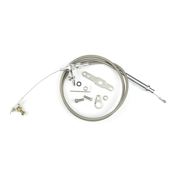 42" HI-TECH STAINLESS STEEL HOUSING TH-350 BLOWER DRIVE KICKDOWN CABLE