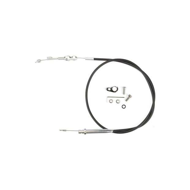 42" UNIVERSAL BLACK HOUSING TH-350 TUNED-PORT KICKDOWN CABLE