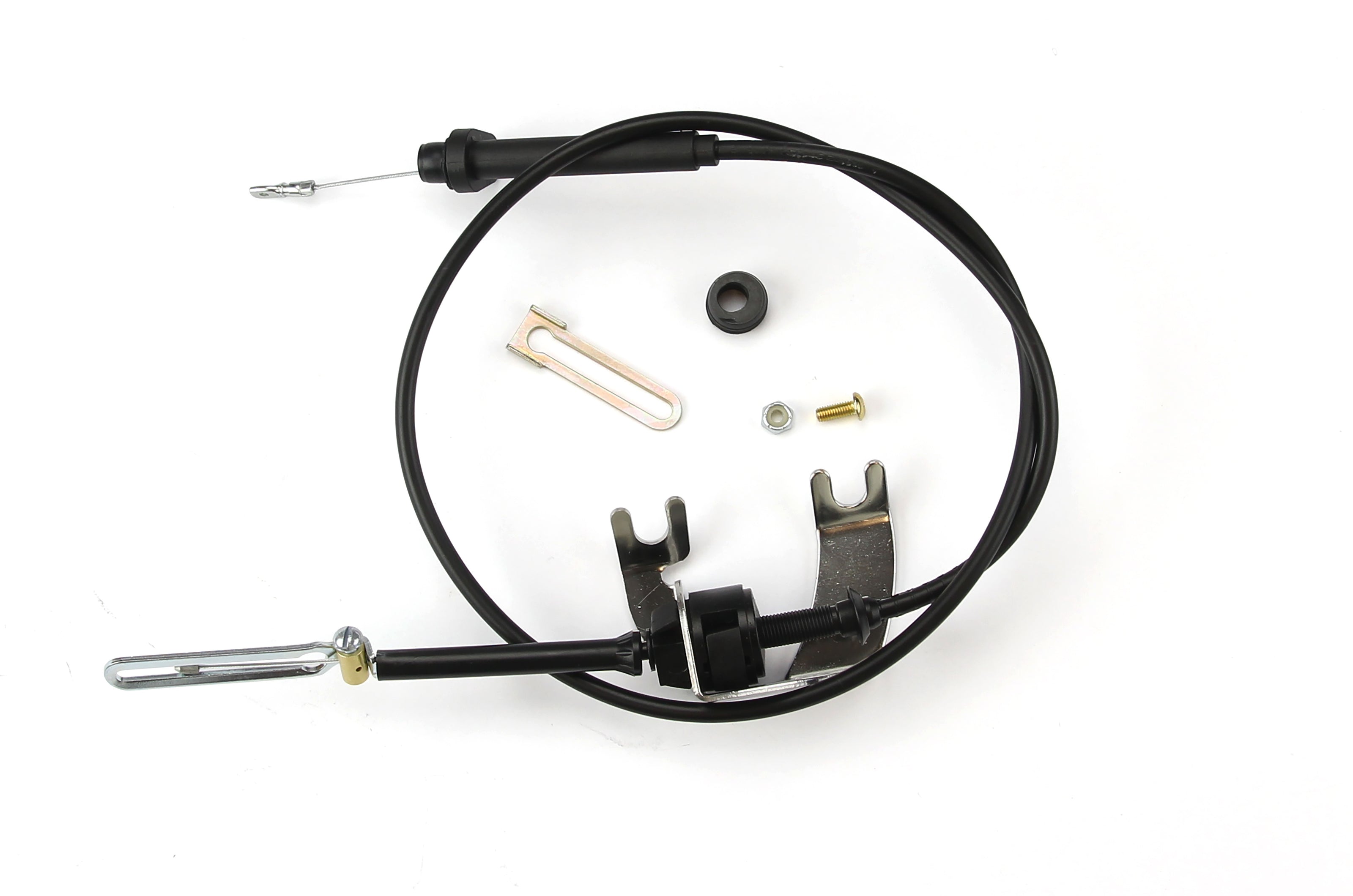 UNIVERSAL TH-350 KICKDOWN CABLE W/ STAINLESS BRACKET