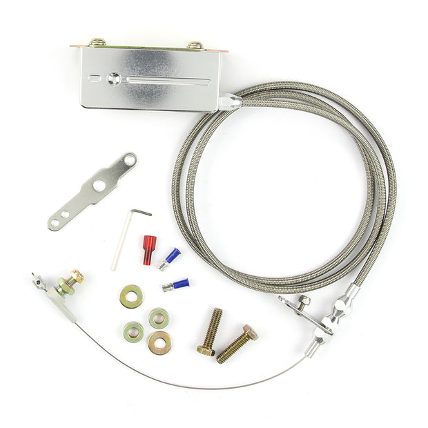 48" HI-TECH STAINLESS STEEL HOUSING ELECTRIC TH-400 BLOWER DRIVE KICKDOWN CABLE