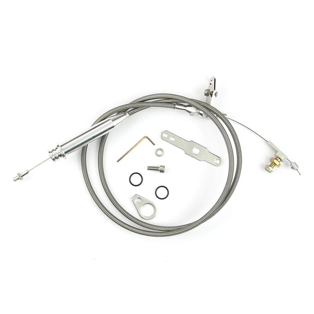 46" HI-TECH STAINLESS STEEL HOUSING 4L60 BLOWER DRIVE KICKDOWN CABLE