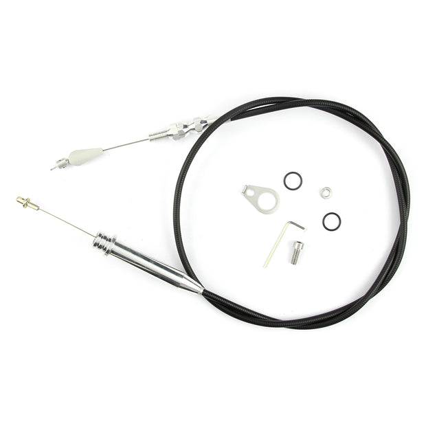 46" UNIVERSAL BLACK HOUSING 4L60 TUNED-PORT KICKDOWN CABLE