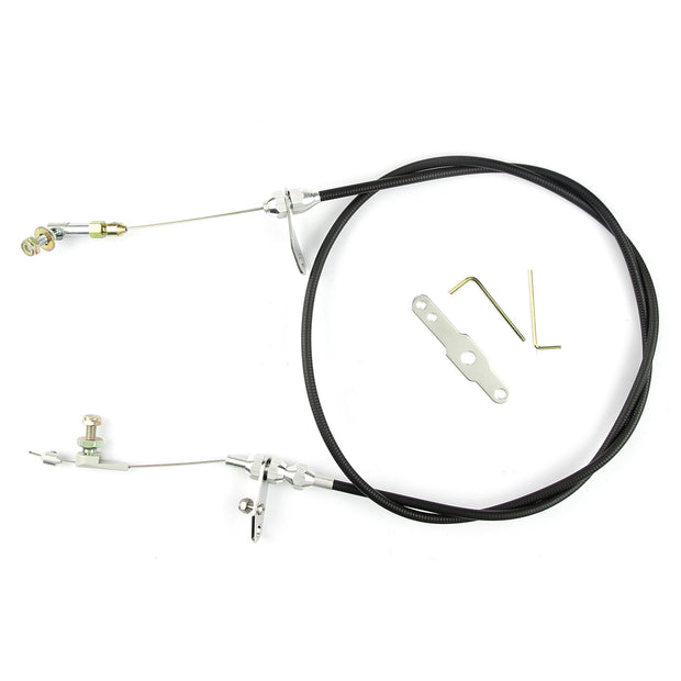 48" UNIVERSAL BLACK HOUSING 518 BLOWER DRIVE KICKDOWN CABLE