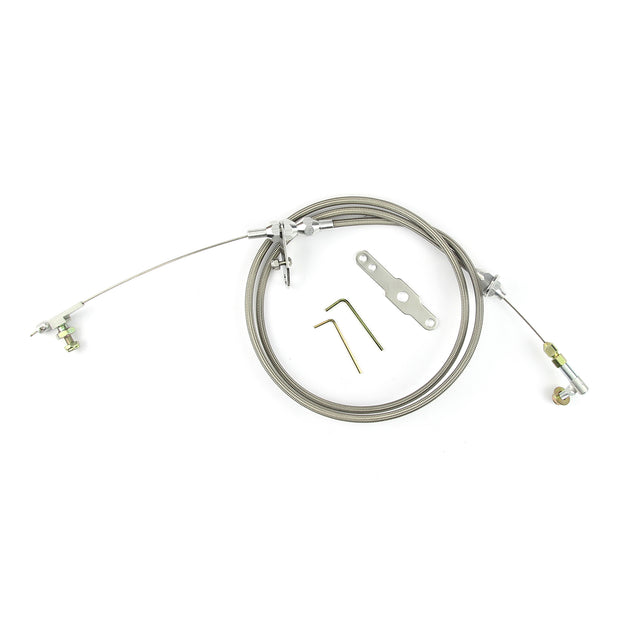 48" HI-TECH STAINLESS STEEL HOUSING 518 BLOWER DRIVE KICKDOWN CABLE