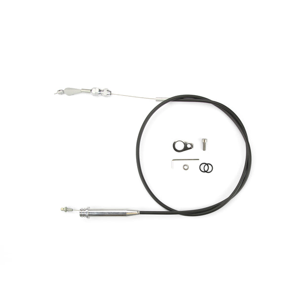 46" UNIVERSAL BLACK HOUSING 700 TUNED-PORT KICKDOWN CABLE