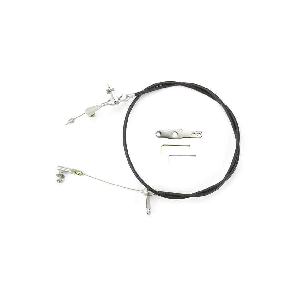 48" UNIVERSAL BLACK HOUSING 727 BLOWER DRIVE KICKDOWN CABLE