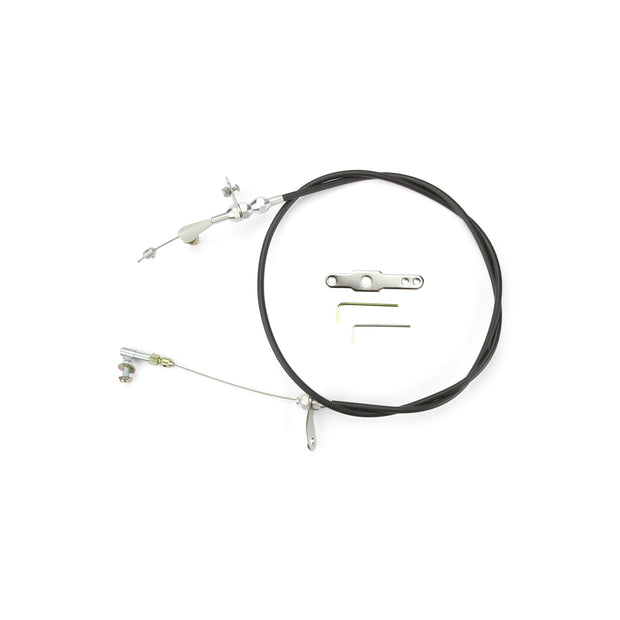 48" UNIVERSAL BLACK HOUSING 727 BLOWER DRIVE KICKDOWN CABLE