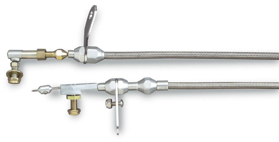 48" HI-TECH STAINLESS STEEL HOUSING 904 KICKDOWN CABLE
