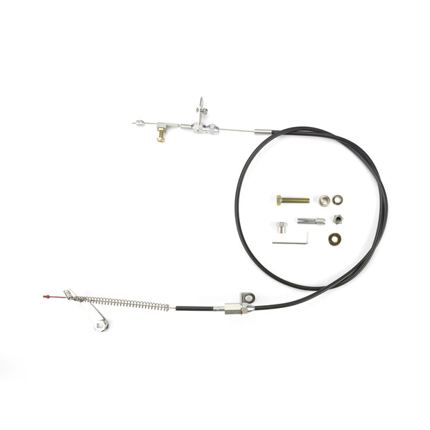 48" UNIVERSAL BLACK HOUSING AOD KICKDOWN CABLE