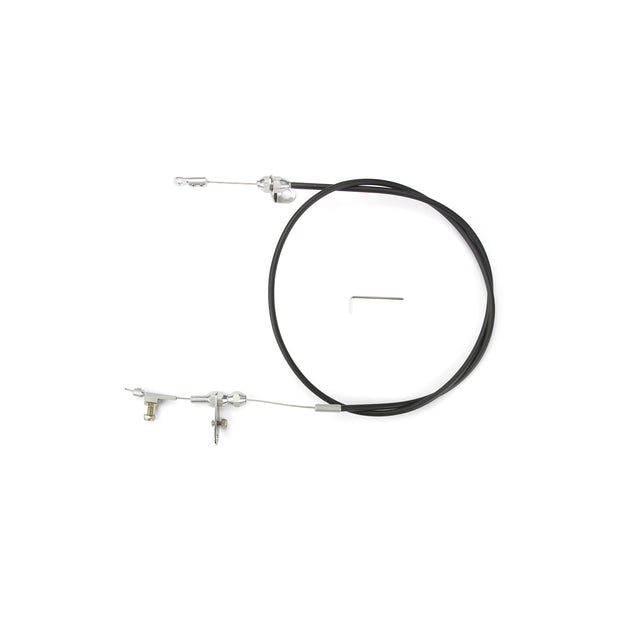 48" UNIVERSAL BLACK HOUSING FMX KICKDOWN CABLE