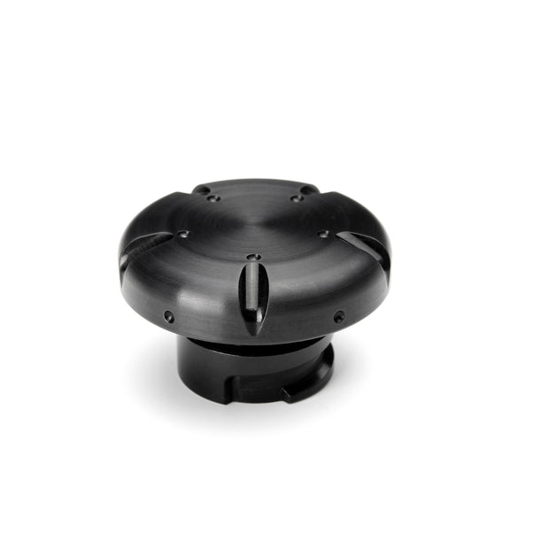 LS ENGINE OIL CAP - DISHED - BLACK