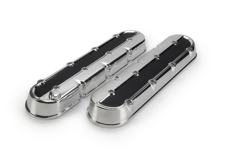 LS VALVE COVER WITH CF INSERT (PAIR) - POLISHED