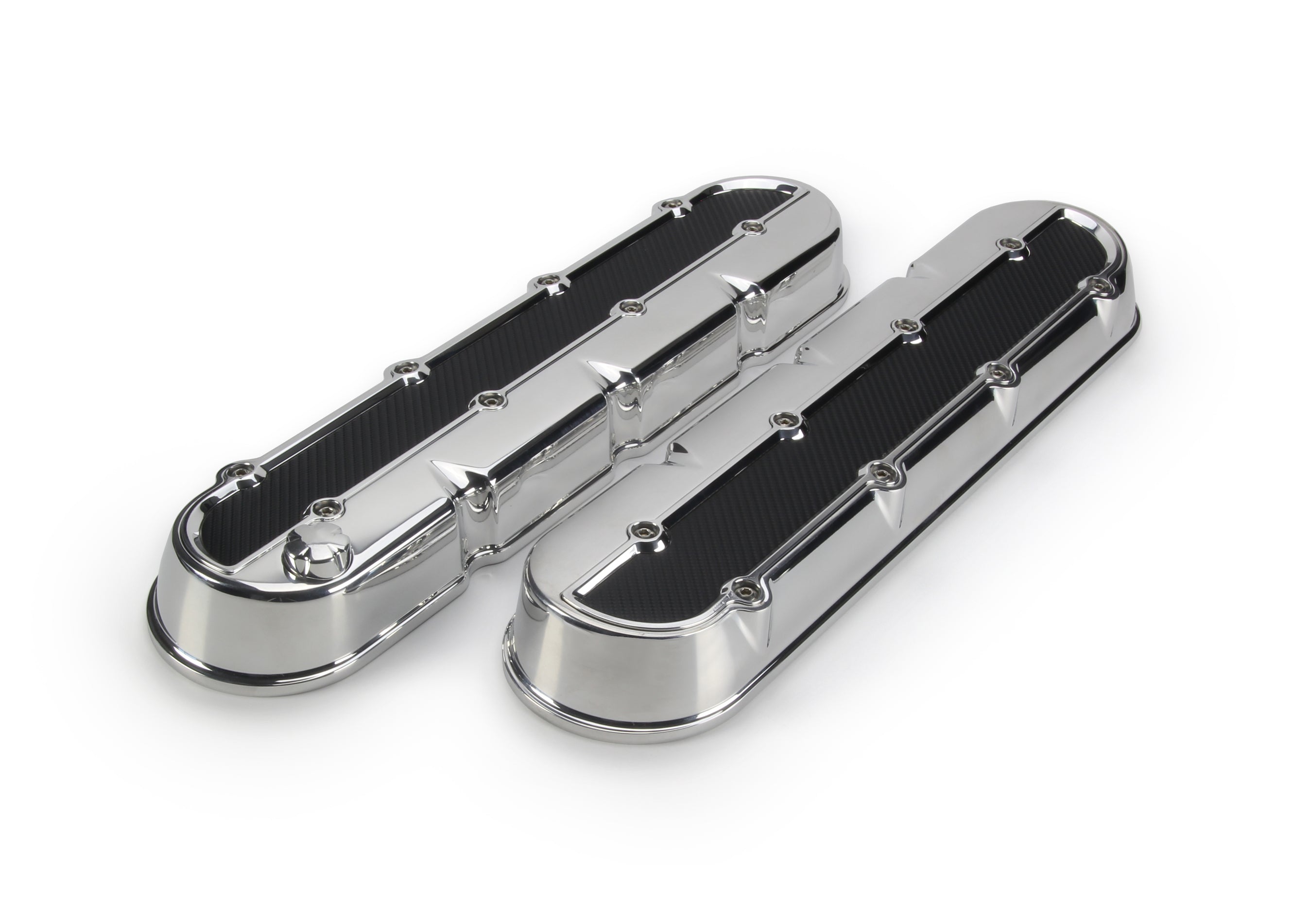 LS VALVE COVER WITH CF INSERT (PAIR) - POLISHED