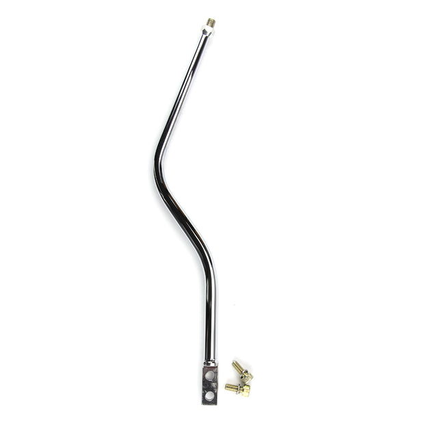 16" DOUBLE BEND CHROME MANUAL SHIFT LEVER FOR TKO 500/TKO 600