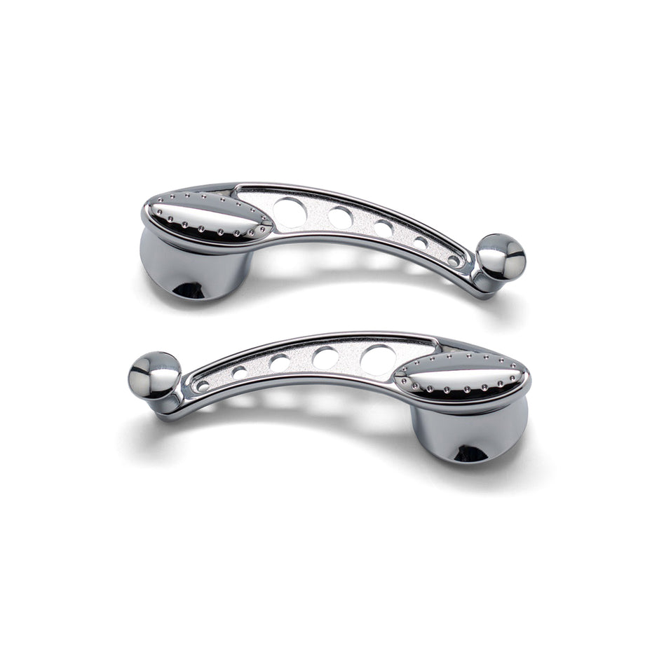 PRO TOURING WINDOW CRANK HANDLE SET CHROME 49&UP GM&FORD