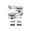PRO TOURING VENT WINDOW CRANK HANDLE SET CHROME 49&UP GM&FORD