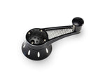 PRO TOURING VENT WINDOW CRANK HANDLE SET MESH BLACK EARLY FORD PRE-1949