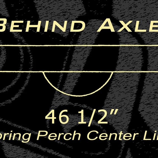 1935-40 Ford Rear SuperSlide Spring 46 1/2" Perch Distance Narrow - R36 Series