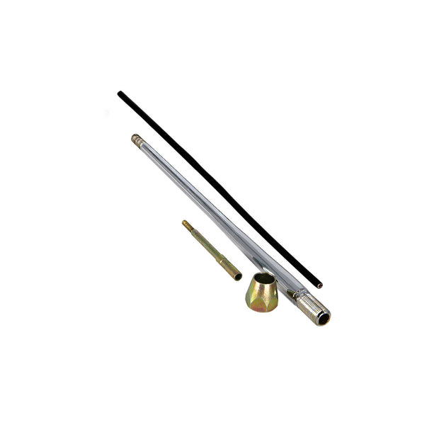 12" STRAIGHT CHROME REPLACEMENT LEVER KIT WITH THREADED END