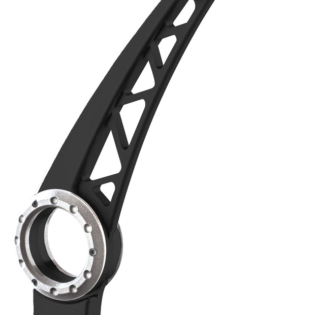 SHIFTER LEVER ADJUSTABLE 10IN - BLACK ANODIZED