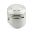 SHIFT KNOB PUSH BUTTON PISTON BRUSHED PLAIN