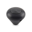 SHIFT KNOB PUSH BUTTON MUSHROOM BLACK PLAIN