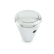 SHIFT KNOB PUSH BUTTON HI-TECH (LOKAR) POLISHED PLAIN